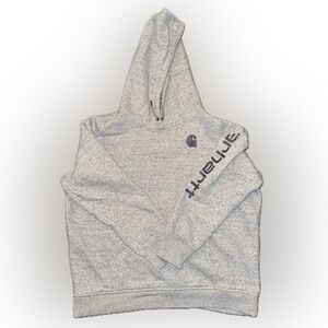 Carhartt Heather Gray Thick Material Extra Warm Pullover Hoodie Women’s XXL (20)